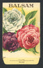 Balsam Antique Stock Seed Packet