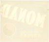 Monad Brand Vintage Yakima Washington Apple Crate Label
