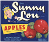 Sunny Lou Brand Vintage Apple Crate Label