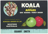 Koala Brand Vintage Australian Apple Crate Label, Granny Smith