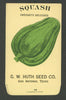 Squash Antique Huth Seed Co. Packet, Gregory's Delicious