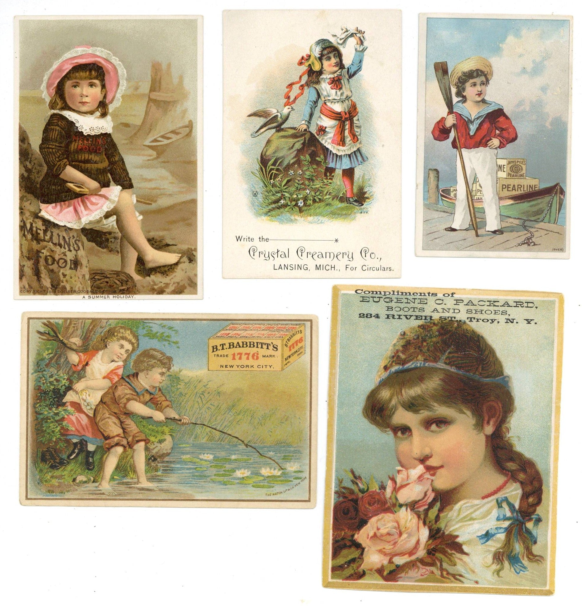 rare victorian trade cards Set of 5 Cards, T77 – thelabelman PATIKIL 3x4 Index Card Size:6.3*8.8 cm (R3 Rounded Corners)(Double sided different design) (SZ#3F7IS33) 25th anniversary