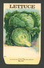 Lettuce Antique Stock Seed Packet