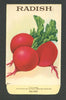 Radish Antique Stock Seed Packet