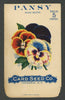 Pansy Antique Card Seed Co. Packet