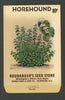 Horehound Vintage Roudabush's Seed Packet