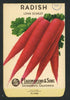 Radish Vintage Lagomarsino Seed Packet