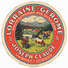 Lorraine-Gerome Brand Vintage French Cheese Label