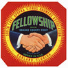 Fellowship Brand Vintage Florida Citrus Crate Label