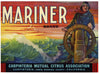 Mariner Brand Vintage Carpinteria Lemon Crate Label