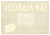 San Marcos Brand Vintage Goleta Lemon Crate Label
