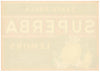 Superba Brand Vintage Santa Paula Lemon Crate Label