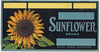 Sunflower Brand Vintage Mutual Orange Distributors Crate Label, s