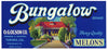 Bungalow Brand Vintage Turlock Melon Crate Label