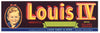 Louis lV Brand Vintage Delano Grape Crate Label
