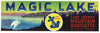 Magic Lake Brand Vintage Pear Crate Label L (LL345)