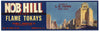 Nob Hill Brand Vintage Grape Crate Label, o
