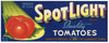 Spot Light Brand Vintage Fort Lauderdale Florida Tomato Crate Label