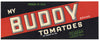 My Buddy Brand Vintage Mercedes Texas Tomato Crate Label