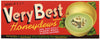 Very Best Brand Vintage El Centro  Honeydew Melon Crate Label