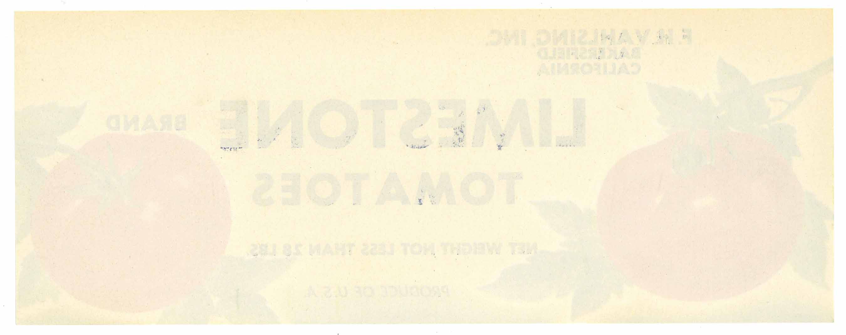 Limestone Brand Vintage Tomato Crate Label – thelabelman