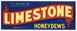 Limestone Brand Vintage Honeydew Melon Crate Label