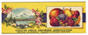 Colfax Fruit Growers Brand Vintage Placer County Crate Label
