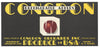 Congdon Brand Vintage Yakima Washington Apple Crate Label, lug