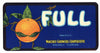 Full Brand Vintage Waverly Florida Citrus Crate Label, s