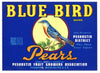 Blue Bird Brand Vintage Peshastin Washington Pear Crate Label