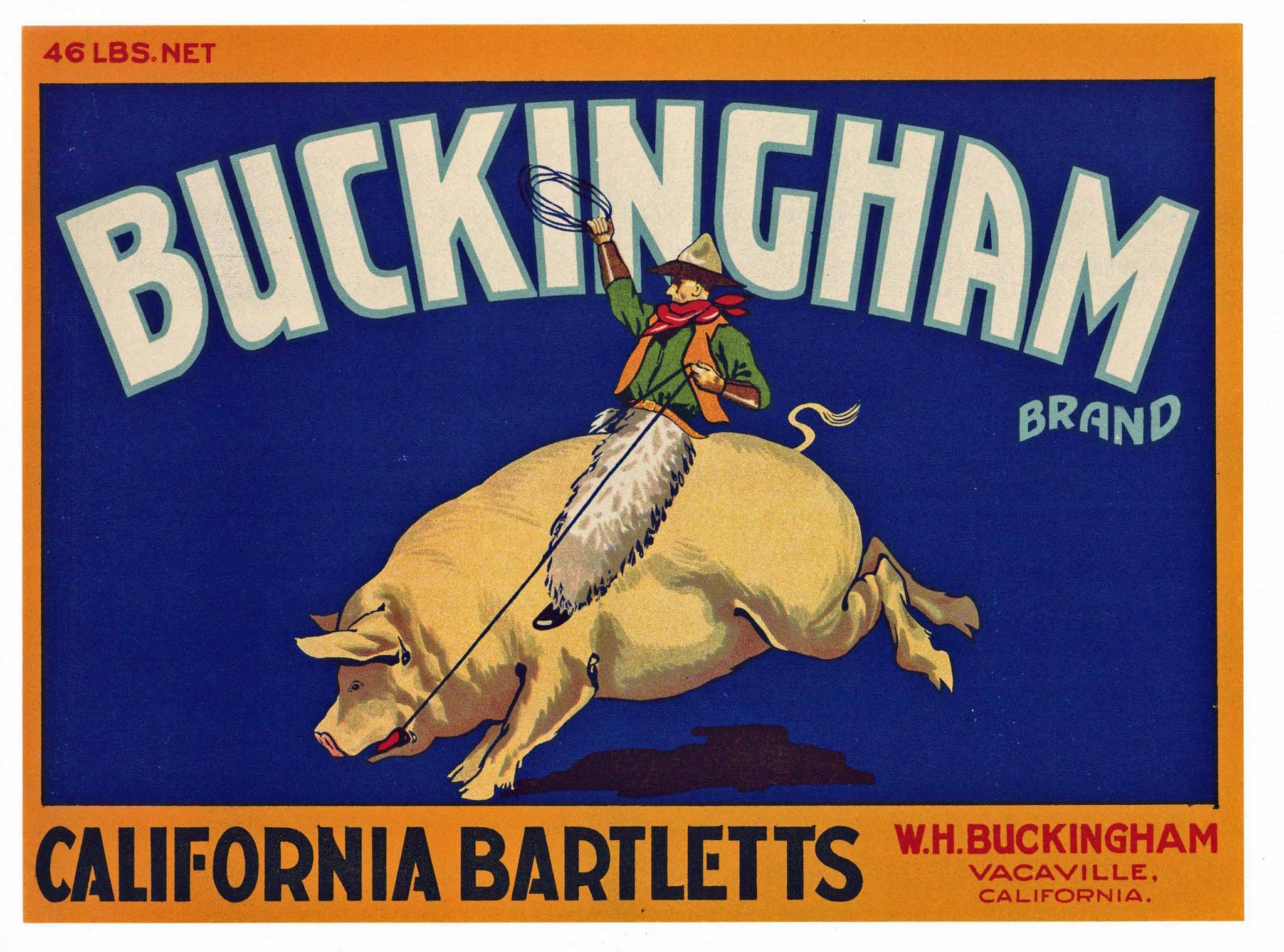 Western Themed Fruit Crate Labels β thelabelman