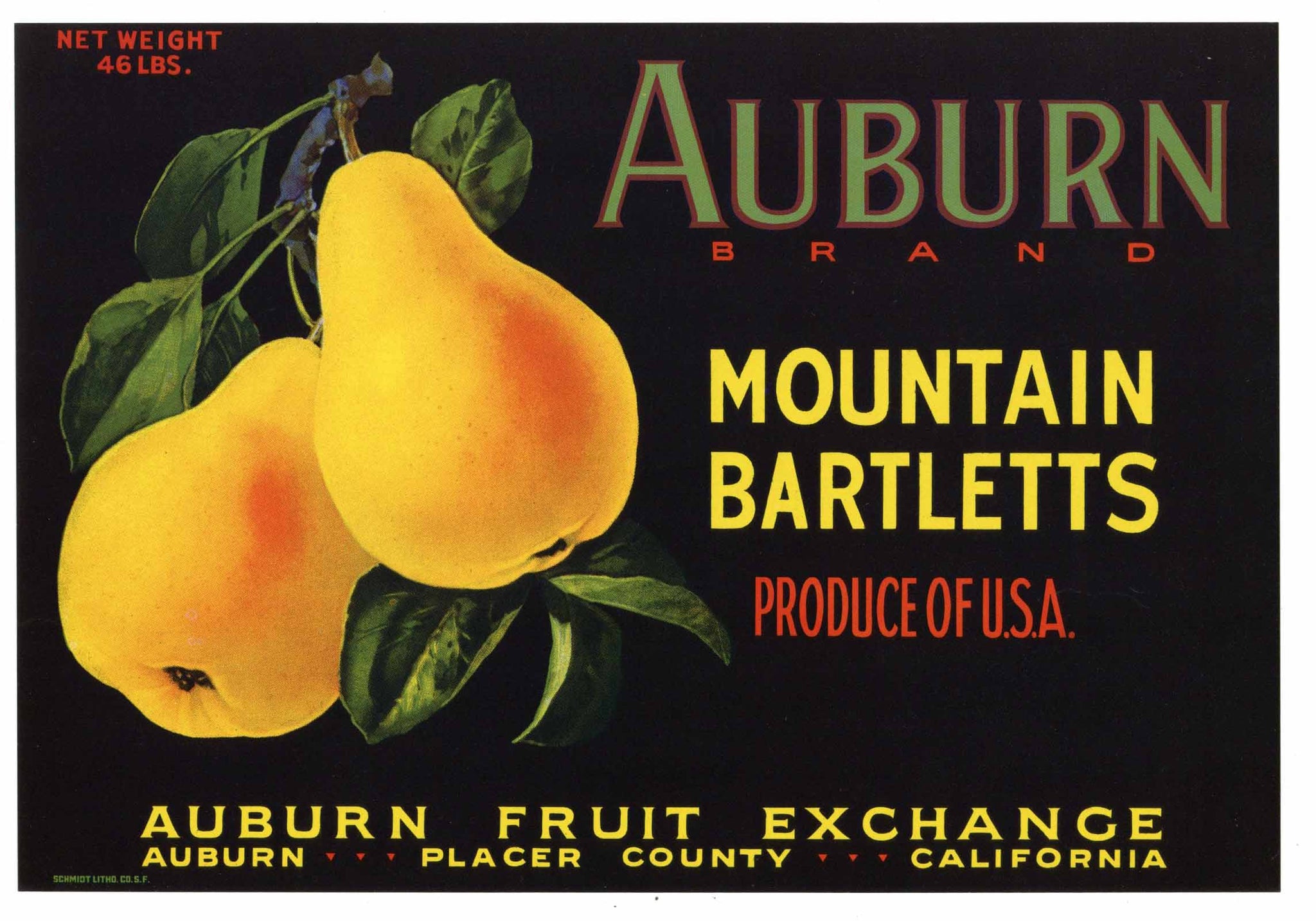 Pear Fruit Crate Labels β thelabelman