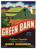 Green Barn Brand Vintage Imperial Valley Vegetable Crate Label