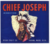 Chief Joseph Brand Vintage Yakima Washington Apple Crate Label