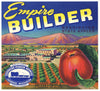 Empire Builder Brand Vintage Cashmere Washington Apple Crate Label, b