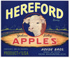 Hereford Brand Vintage Yakima Washington Apple Crate Label