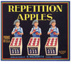Repetition Brand Vintage Yakima Apple Crate Label