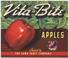 Vita-Bite Brand Vintage Hood River Oregon Apple Crate Label