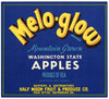 Melo-Glow Brand Vintage Apple Crate Label