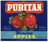 Puritan Brand Vintage Seattle Washington Apple Crate Label
