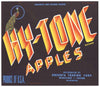 Hy Tone Brand Vintage Wenatchee Washington Apple Crate Label