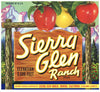 Sierra Glen Brand Vintage Sonora Apple Crate Label