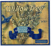 Willow Tree Brand Vintage Apple Crate Label, blue