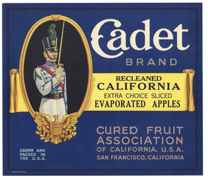Cadet Brand Vintage Apple Crate Label, L