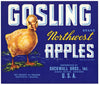 Gosling Brand Vintage Hood River Oregon Apple Crate Label b