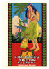 Honolulu Broom Factory Brand Vintage Hawaiian Broom Label