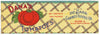 Dana's Brand Vintage Belpre Ohio Tomato Can Label