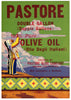 Pastore Brand Vintage Olive Oil Can Label
