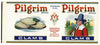 Pilgrim Brand Vintage Rhode Island Clam Can Label