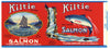 Kiltie Brand Vintage Camden New Jersey Salmon Can Label